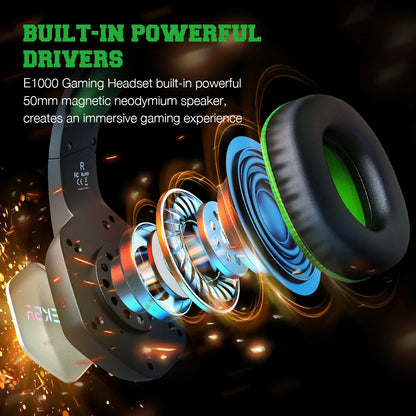 Ekza E1000 RGB 7.1 Surround Sound Gaming Headset