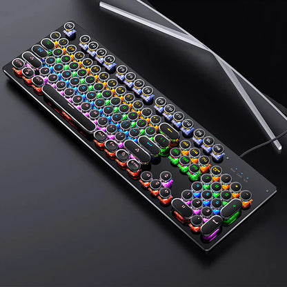 Retro Punk RGB Mechanical Gaming Keyboard