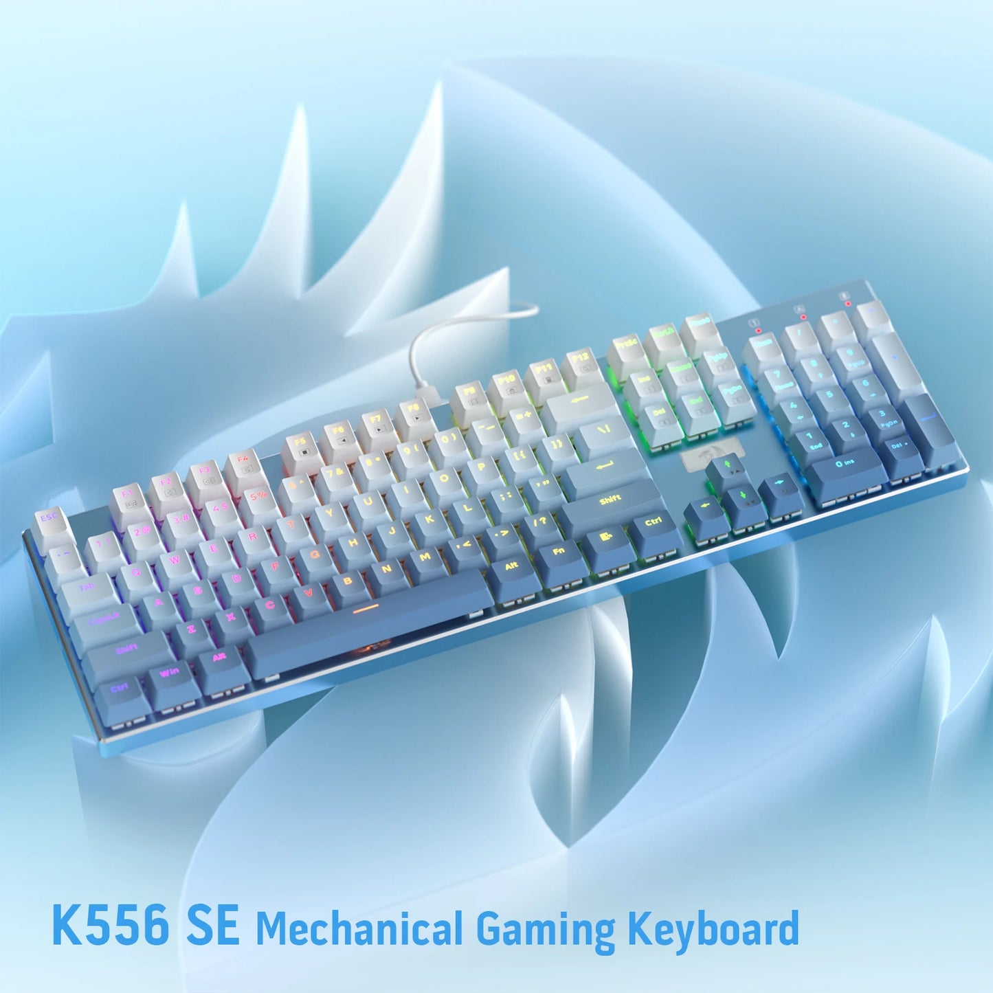 Redragon K556 SE RGB Mechanical Gaming Keyboard, Aluminum Frame