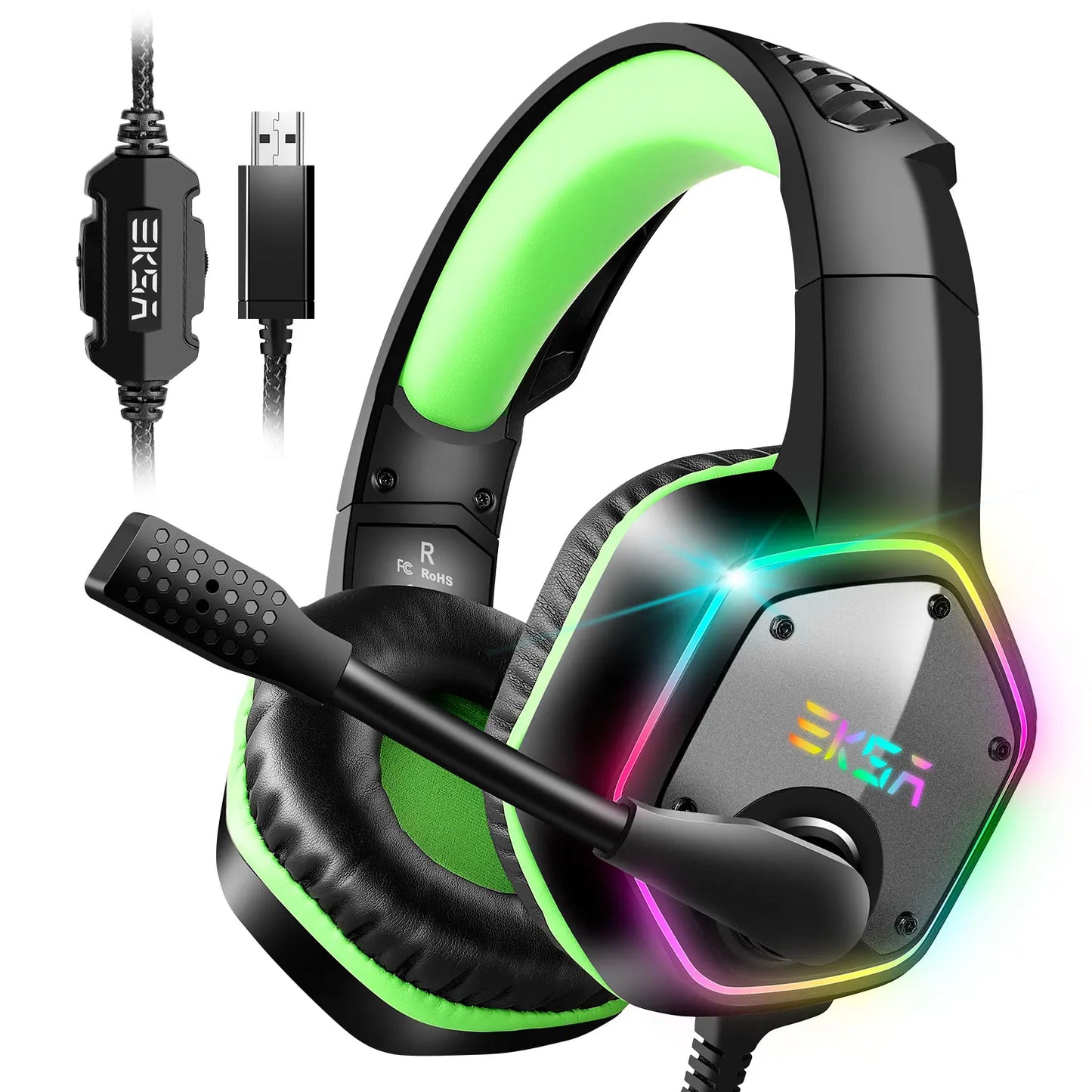 Ekza E1000 RGB 7.1 Surround Sound Gaming Headset