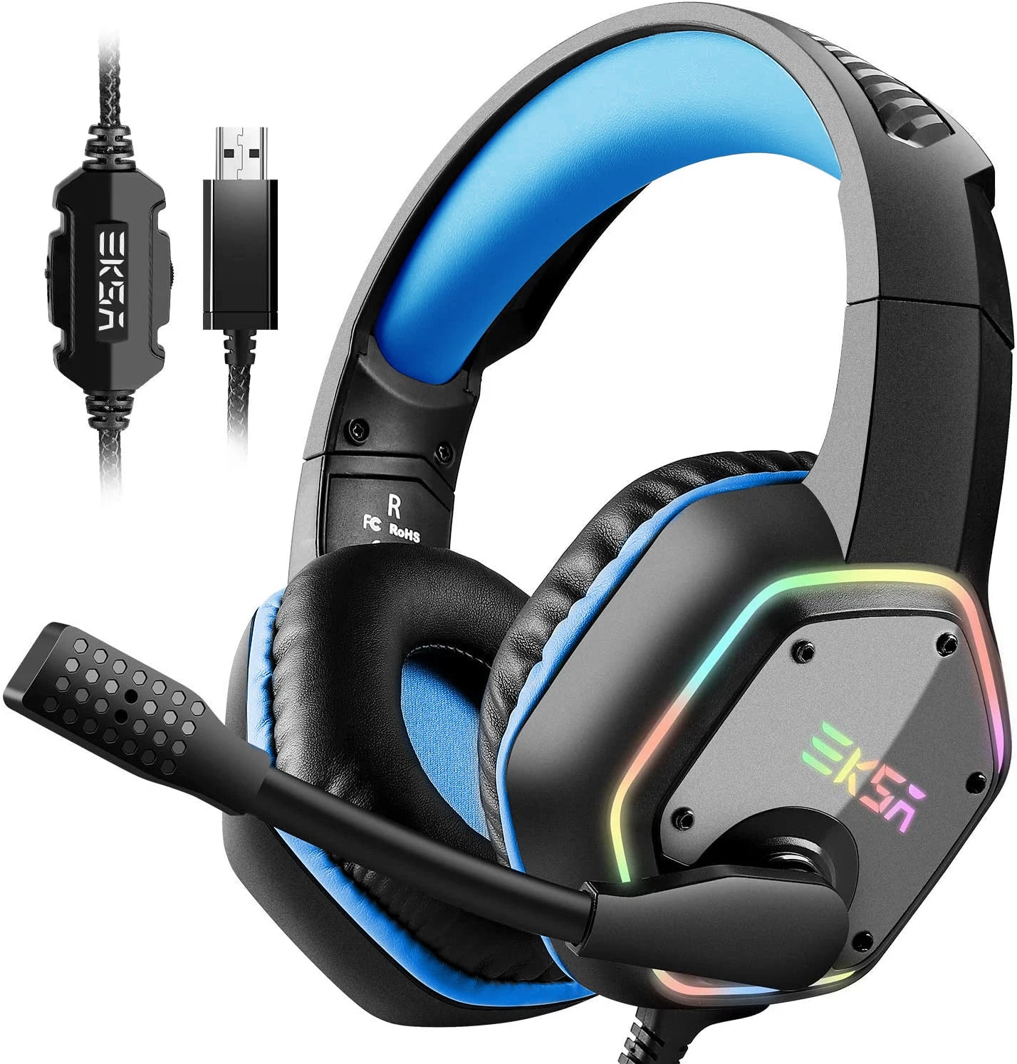 Ekza E1000 RGB 7.1 Surround Sound Gaming Headset