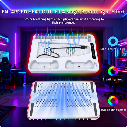 PS5, RGB, Cooling, Charging