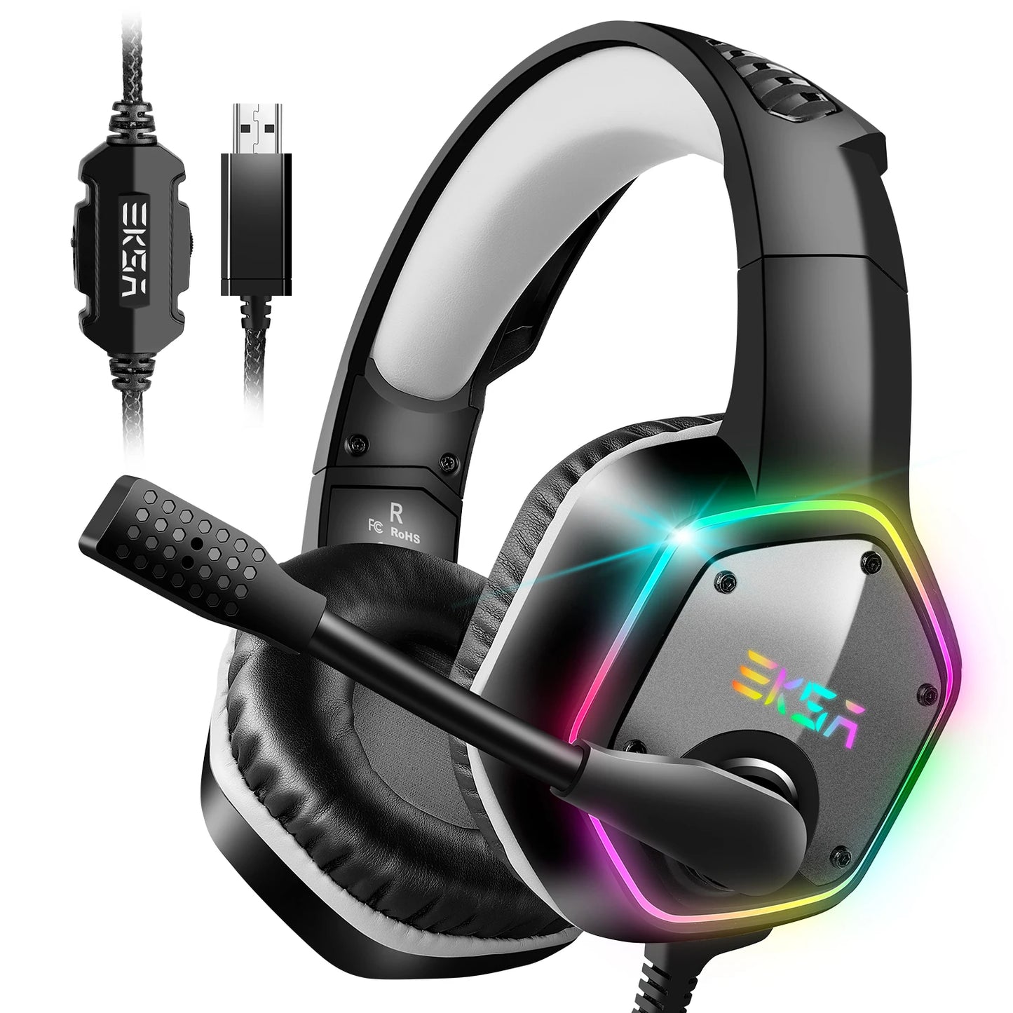 Ekza E1000 RGB 7.1 Surround Sound Gaming Headset