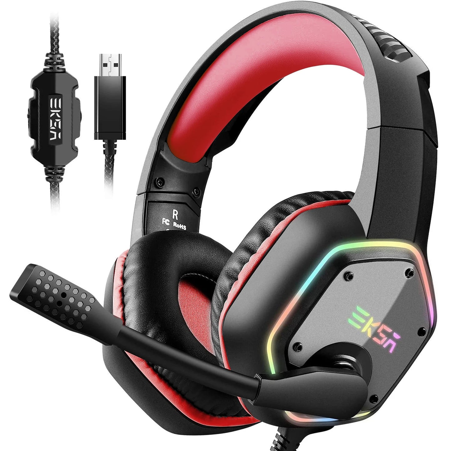 Ekza E1000 RGB 7.1 Surround Sound Gaming Headset